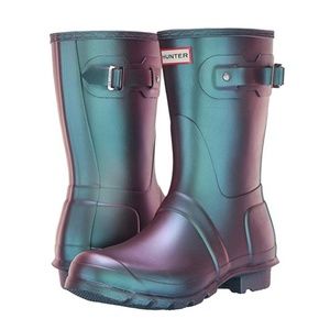hunter iridescent boots